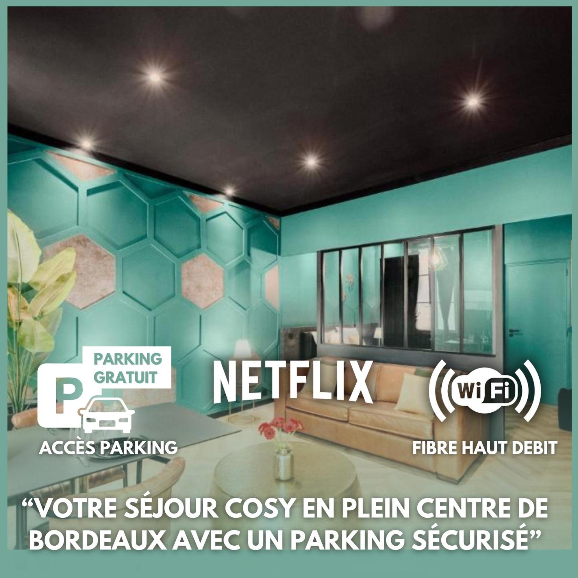 Free Parking - Self Checkin - Wifi - Netflix - City Center - Le Coste By Superbordeaux Extérieur photo